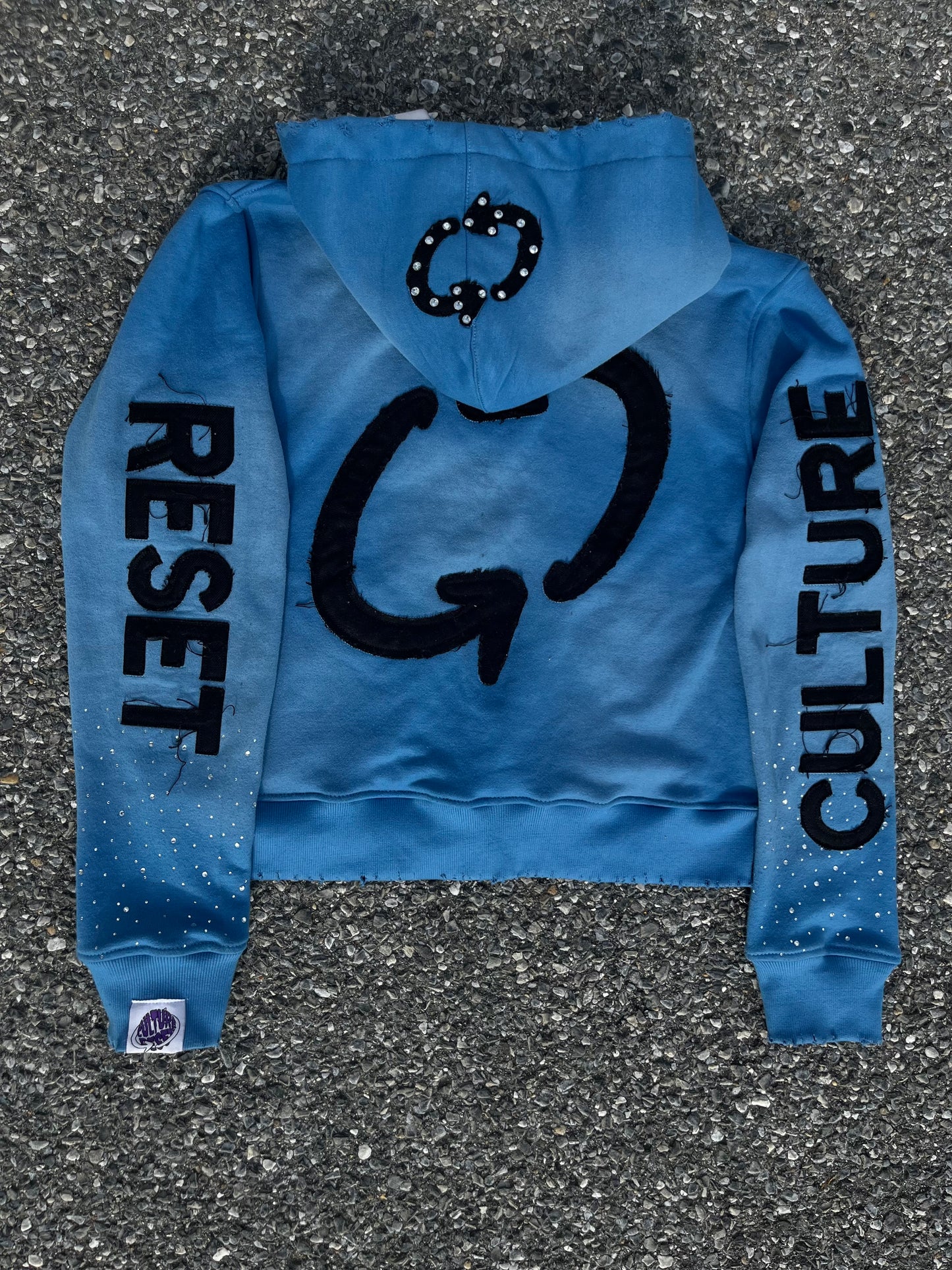 “THE RESET” Zip Up (blue)
